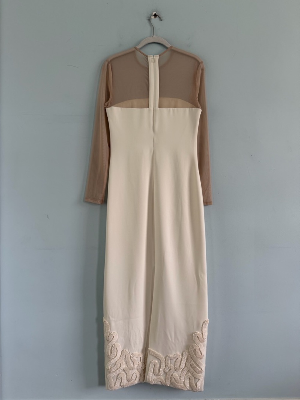 NWT Antonio Melani x Elizabeth Damrich Babe Mesh Crepe Soutache Dress - Picture 6 of 9